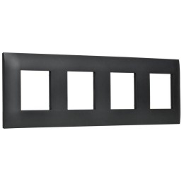 Рамка 4-м SKANDY SK-F04Bl черн. IEK SK-M42-K02