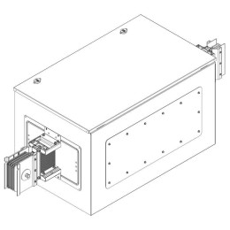 Секция центральная питающая 630А Al 3L+N+PER IP55 тран. IEK LB-0630A4-35-F-GC