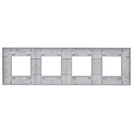Рамка 4-м SKANDY SK-F04Gr сер. IEK SK-M42-K03
