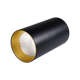Светильник светодиодный накладной SP-POLO-R85-1-15W Warm White 40deg (Black Gold Ring) IP20 металл A