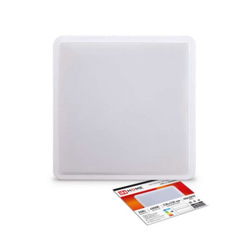 Светильник светодиодный СПБ-2-КВАДРАТ 20Вт 4000К 1400лм 230В 230мм бел. IN HOME 4690612022000