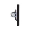 Розетка телевизионная TV СП ROUND MIELE оникс Kranz KR-78-0723-3