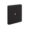 Розетка телевизионная TV СП ROUND MIELE оникс Kranz KR-78-0723-3