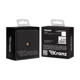Розетка телевизионная TV СП ROUND MIELE оникс Kranz KR-78-0723-3