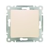 Выключатель 1-кл. СП Lillium IP20 механизм крем. Makel 30010001