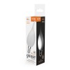 Лампа светодиодная филаментная Basic Filament 6.5Вт Свеча на ветру 2700К Е14 480лм milky GAUSS 10451