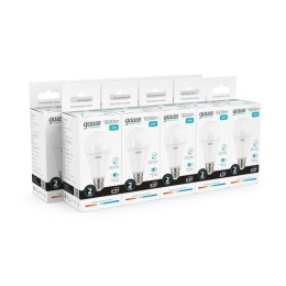 Лампа светодиодная Elementary 20Вт A60 грушевидная 4100К нейтр. бел. E27 1600лм GAUSS 23229