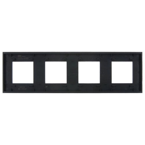 Рамка 4-м SKANDY SK-F24G стекло графит IEK SK-M42-G-K53