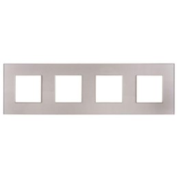 Рамка 4-м SKANDY SK-F24Sh стекло шампань IEK SK-M42-G-K37