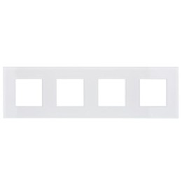 Рамка 4-м SKANDY SK-F24W стекло арктич. бел. IEK SK-M42-G-K01