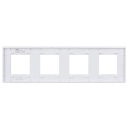 Рамка 4-м SKANDY SK-F24W стекло арктич. бел. IEK SK-M42-G-K01