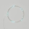 Гирлянда светодиодная "Роса" 2м 20LED бирюз. 2Вт 4.5В IP20 провод прозр. Neon-Night 303-004