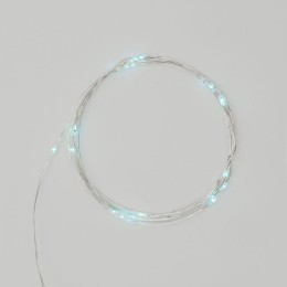 Гирлянда светодиодная "Роса" 2м 20LED бирюз. 2Вт 4.5В IP20 провод прозр. Neon-Night 303-004