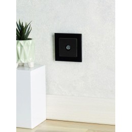 Розетка телевизионная оконечная TV СП Brite РТВ11-0-БрЧ механизм черн. IEK BR-A10-O-K02