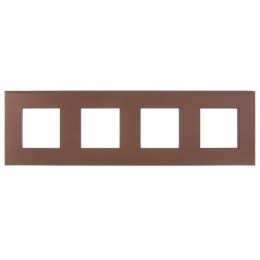 Рамка 4-м SKANDY SK-F34Br металл шоколад IEK SK-M42-M-K30