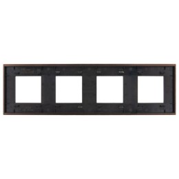 Рамка 4-м SKANDY SK-F34Br металл шоколад IEK SK-M42-M-K30