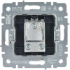Розетка телевизионная проходная TV СП Brite РТВ10-0-БрБ механизм бел. IEK BR-A10-P-K01