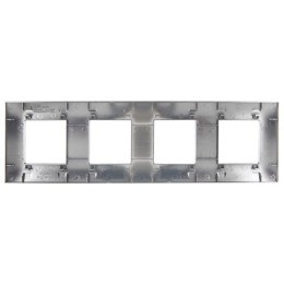 Рамка 4-м SKANDY SK-F34N металл никель IEK SK-M42-M-K50