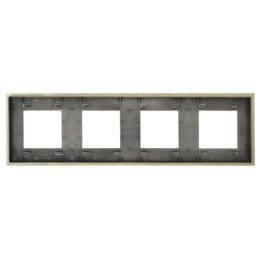 Рамка 4-м SKANDY SK-F34Sh металл шампань IEK SK-M42-M-K37