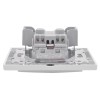 Розетка 1-м СП Минск 16А IP20 с заземл. защ. шторки бел. Basic EKF ERR16-028-100