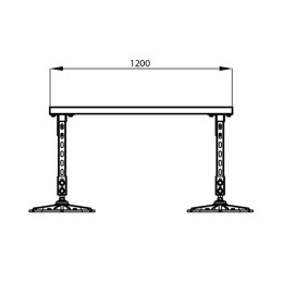 Конструкция опорная для установки оборудования TECHNORAPTOR FOOT 1000х1200 HD КМ TR0208