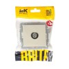 Розетка телевизионная проходная TV СП Brite РТВ10-0-БрКр механизм беж. IEK BR-A10-P-K10