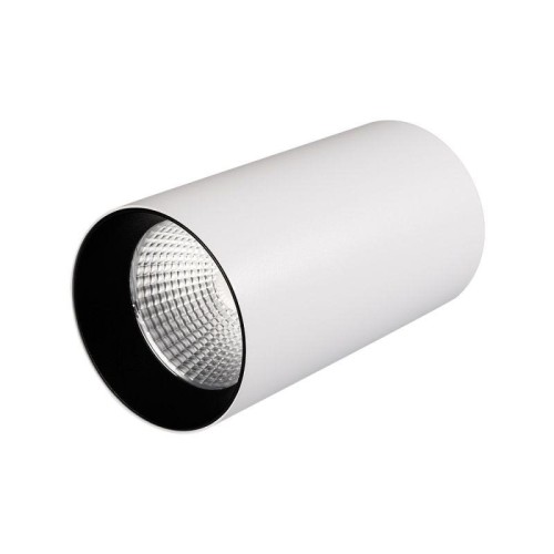 Светильник светодиодный накладной SP-POLO-R85-1-15W Warm White 40deg (White Black Ring) IP20 металл