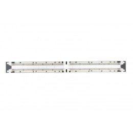 Кросс-панель 110C-19-100P-1U 100 парная 110 типа 19дюйм 1U (без модулей) Hyperline 15477
