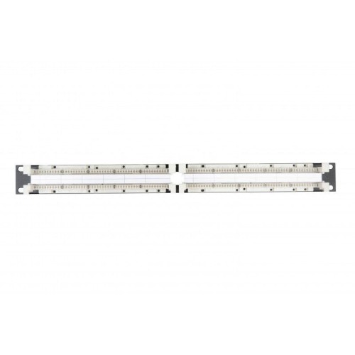 Кросс-панель 110C-19-100P-1U 100 парная 110 типа 19дюйм 1U (без модулей) Hyperline 15477