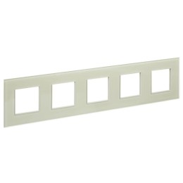 Рамка 5-м SKANDY SK-F25B стекло беж. IEK SK-M52-G-K10