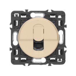 Розетка компьютерная 1-м Celiane RJ45 кат.6 UTP механизм Leg 067344