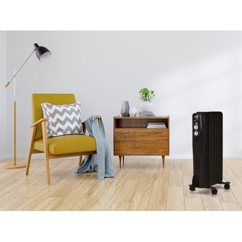 Радиатор масляный 7 секц. 1500Вт Classic black BOH/CL-07BRN 1500 Ballu НС-1050895