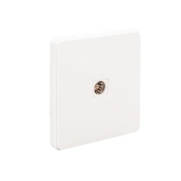 Розетка телевизионная TV СП ROUND MIELE перламутр Kranz KR-78-0723-1