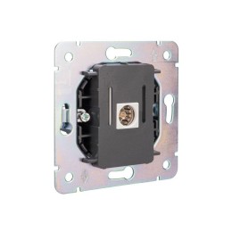 Розетка телевизионная TV СП ROUND MIELE перламутр Kranz KR-78-0723-1