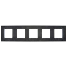 Рамка 5-м SKANDY SK-F25G стекло графит IEK SK-M52-G-K53