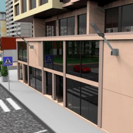 Кронштейн 500х150х120мм d48мм для уличных светильников с переменным углом GAUSS 903265105