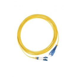 Патч-корд волоконно-оптический (шнур) FC-D2-9-LC/UR-SC/UR-H-7M-LSZH-YL SM 9/125 (OS2) LC/UPC-SC/UPC