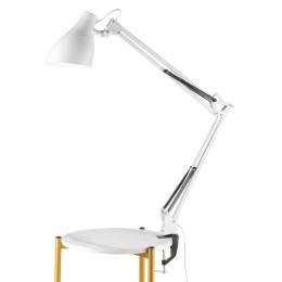 Светильник KD-335 C01 настольный с метал. струбциной 230В 40Вт E27 бел. Camelion 13876