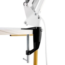 Светильник KD-335 C01 настольный с метал. струбциной 230В 40Вт E27 бел. Camelion 13876