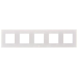 Рамка 5-м SKANDY SK-F25W стекло арктич. бел. IEK SK-M52-G-K01