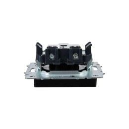 Розетка BRITE РС10-1-0-БрЧ 10А без заземл. без защ. шторок механизм черн. IEK BR-R10-10-K02