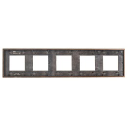 Рамка 5-м SKANDY SK-F35Br металл шоколад IEK SK-M52-M-K30