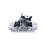 Розетка компьютерная + телевизионная 2-м Brite РТВ/РК12-БрА RJ45 кат.5E + TV механизм алюм. IEK BR-A