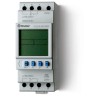 Реле времени цифровое недельное 16А 24В AC/DC 1CO 35.8мм IP20 монтаж на рейку 35мм FINDER 1222002400