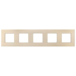 Рамка 5-м SKANDY SK-F35Sh металл шампань IEK SK-M52-M-K37