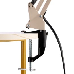 Светильник KD-335 C26 настольный с метал. струбциной 230В 40Вт E27 тауп Camelion 13878