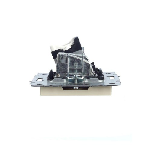 Розетка компьютерная + телевизионная 2-м Brite РТВ/РК12-БрКр RJ45 кат.5E + TV механизм беж. IEK BR-A