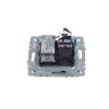 Розетка компьютерная + телевизионная 2-м Brite РТВ/РК12-БрС RJ45 кат.5E + TV механизм сталь IEK BR-A