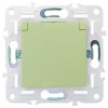 Розетка 1-м SKANDY 16А IP44 с заземл. защ. шторки с крышкой SK-R11G мятный IEK SK-R16-16-44-K06