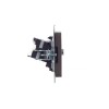 Розетка компьютерная + телевизионная 2-м Brite РТВ/РК12-БрТБ RJ45 кат.5E + TV механизм бронза IEK BR